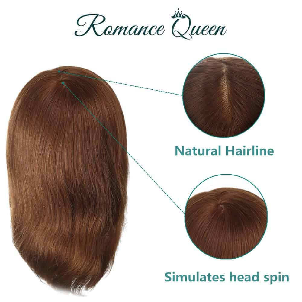 Cabeza de Maniquí Masculino Romance Queen con Cabello de - Imagen 5