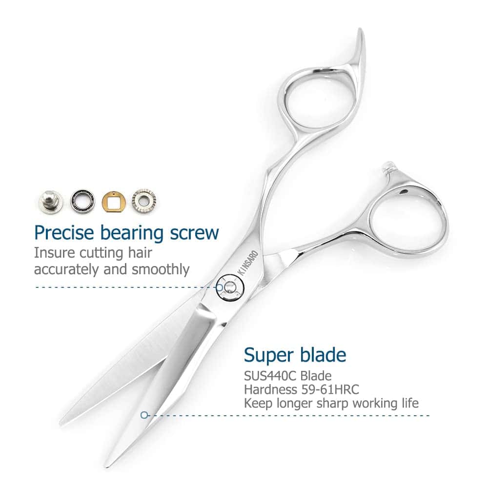 Tijeras de Corte de Pelo de 5.5 Pulgadas Barbero Tijeras - Imagen 4