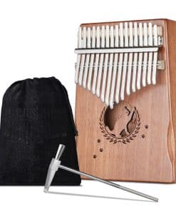 LEKATO Kalimba Portátil de 17 Teclas, Piano de Pulgar de