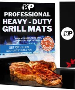 1 XL BBQ Grill Mats para Asar al Aire Libre - Hojas de