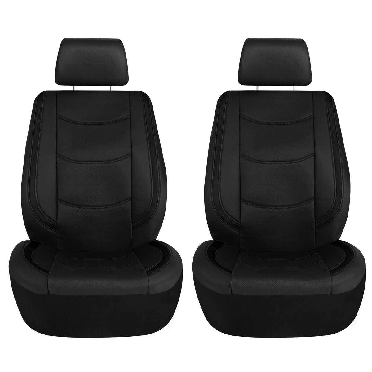 TLH Automotive Fundas de Asiento para Automóviles Negras - Imagen 3