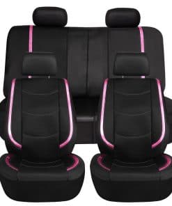 Fundas de asiento de automóvil rosa TLH Automotive Galaxy13