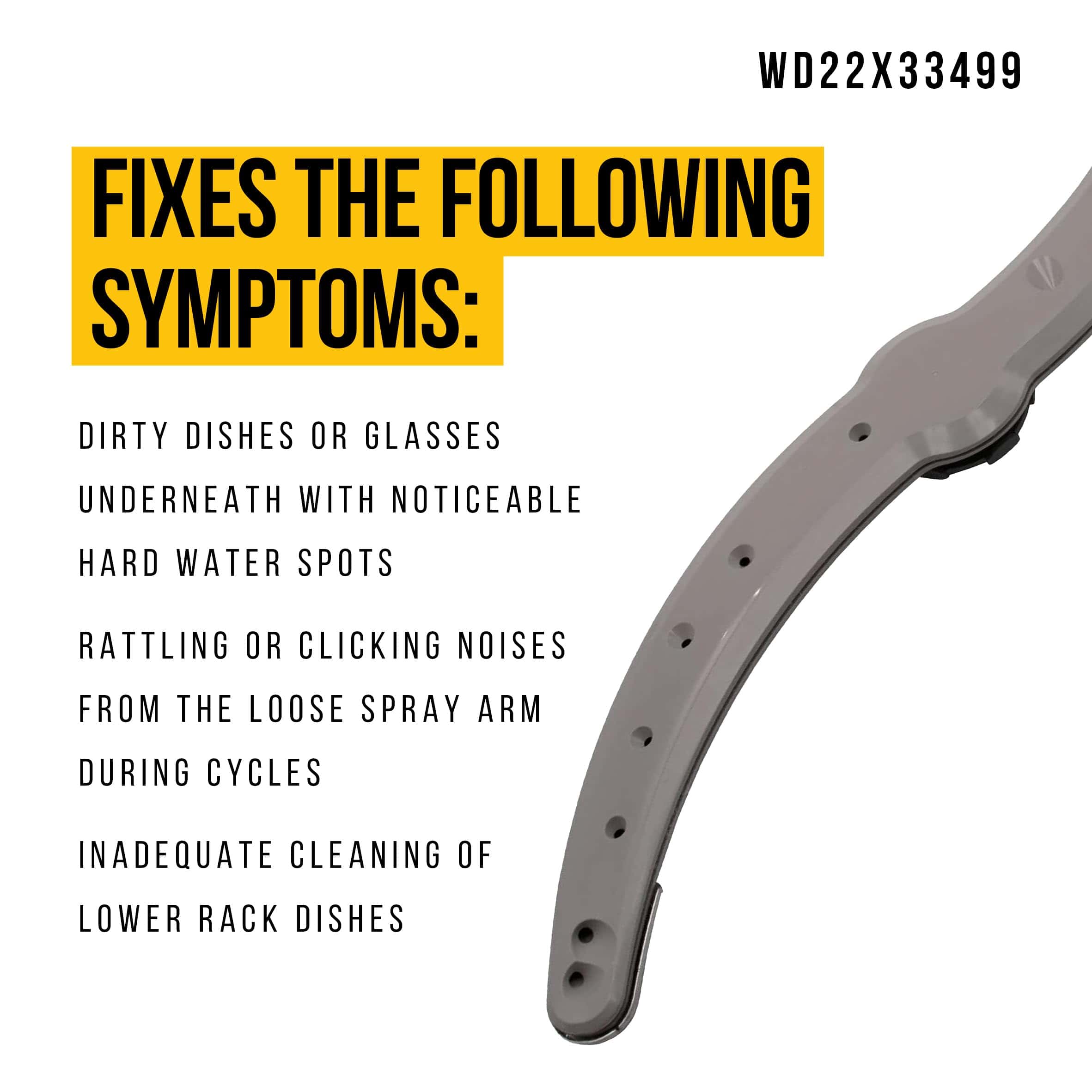 Brazo de pulverización inferior para lavavajillas PartsBroz - Imagen 4