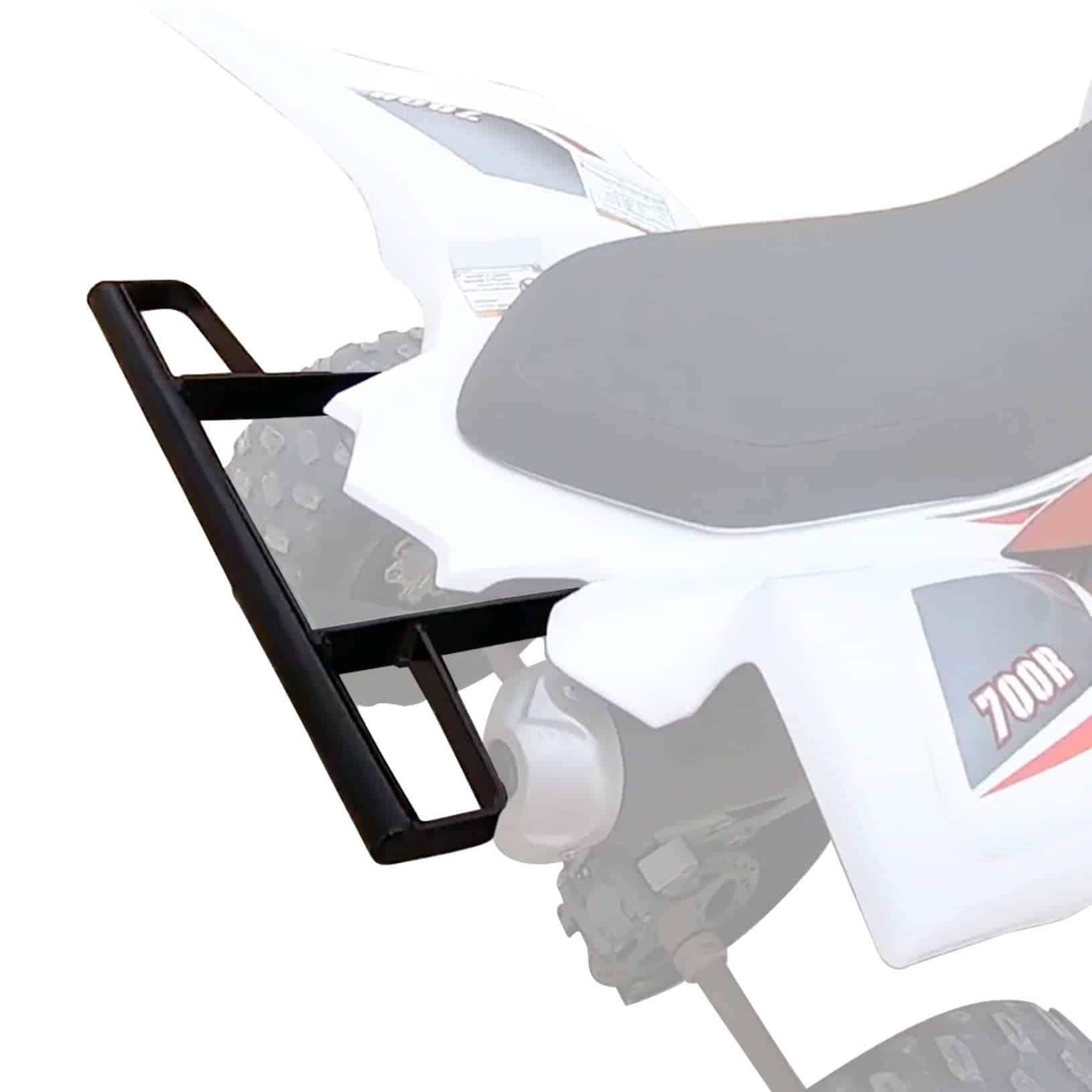 Barra trasera de agarre ancho de aluminio compatible con