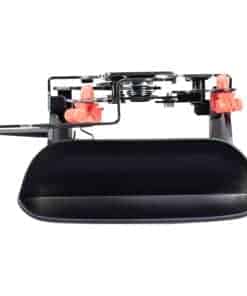 Manija de la puerta trasera TRQ negra compatible con