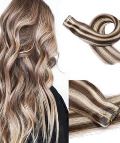 Extensiones de Cabello Rubio 100% Extensiones de Cabello