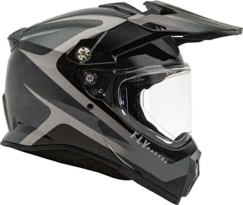 Casco Fly Racing Trekker (Negro/Gris, Pequeño) - Imagen 5