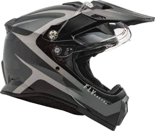 Casco Fly Racing Trekker (Negro/Gris, Pequeño) - Imagen 6