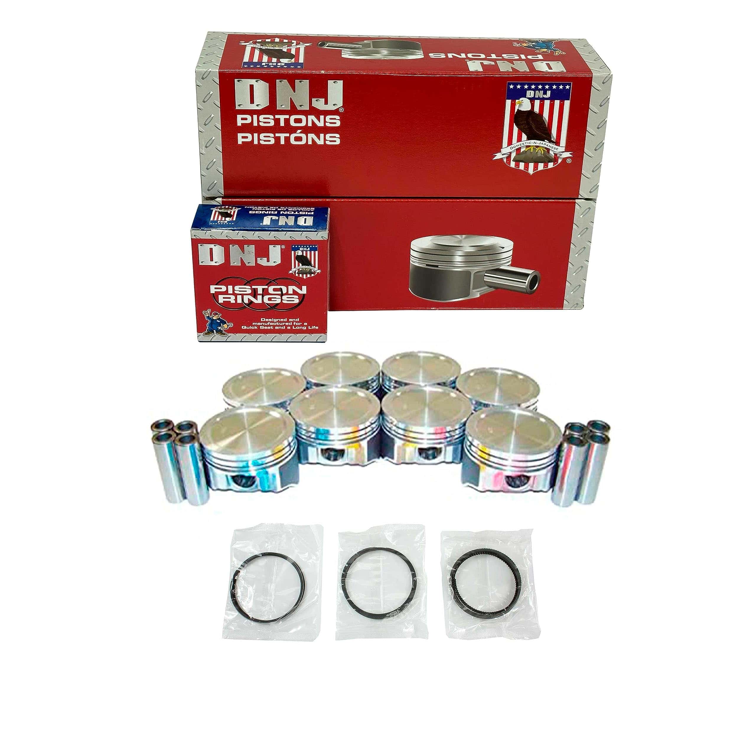 Juego de Pistones y Anillos DNJ PRK3166 para Buick Cadillac