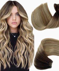 Extensiones de Cabello Cosidas de Cabello Humano Real 16