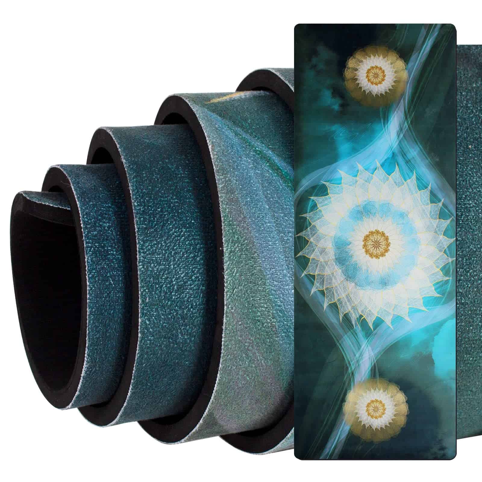 Tapete de Yoga Leogreen de TPE gamuza antideslizante, 1/4"