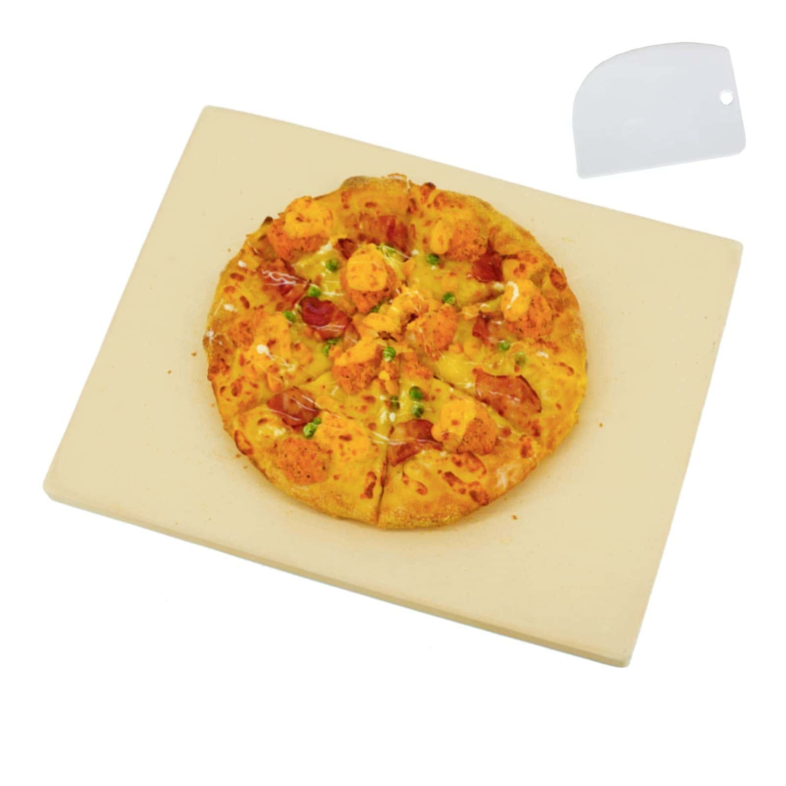 Piedra para Pizza para Horno y Parrilla Rectangular, Piedra