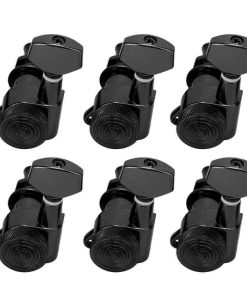 Clavijas de afinación para guitarra, profesionales, negras