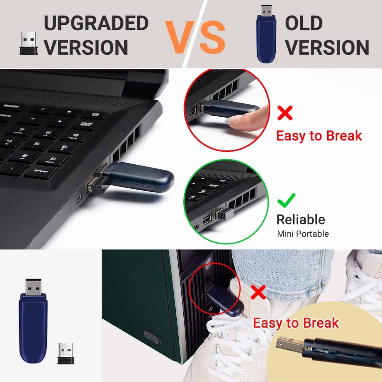 Escáner de Código de Barras Inalámbrico y con Cable Tera 1D - Imagen 4