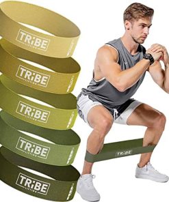 Bandas de Resistencia de Tela para Entrenar - -Verde