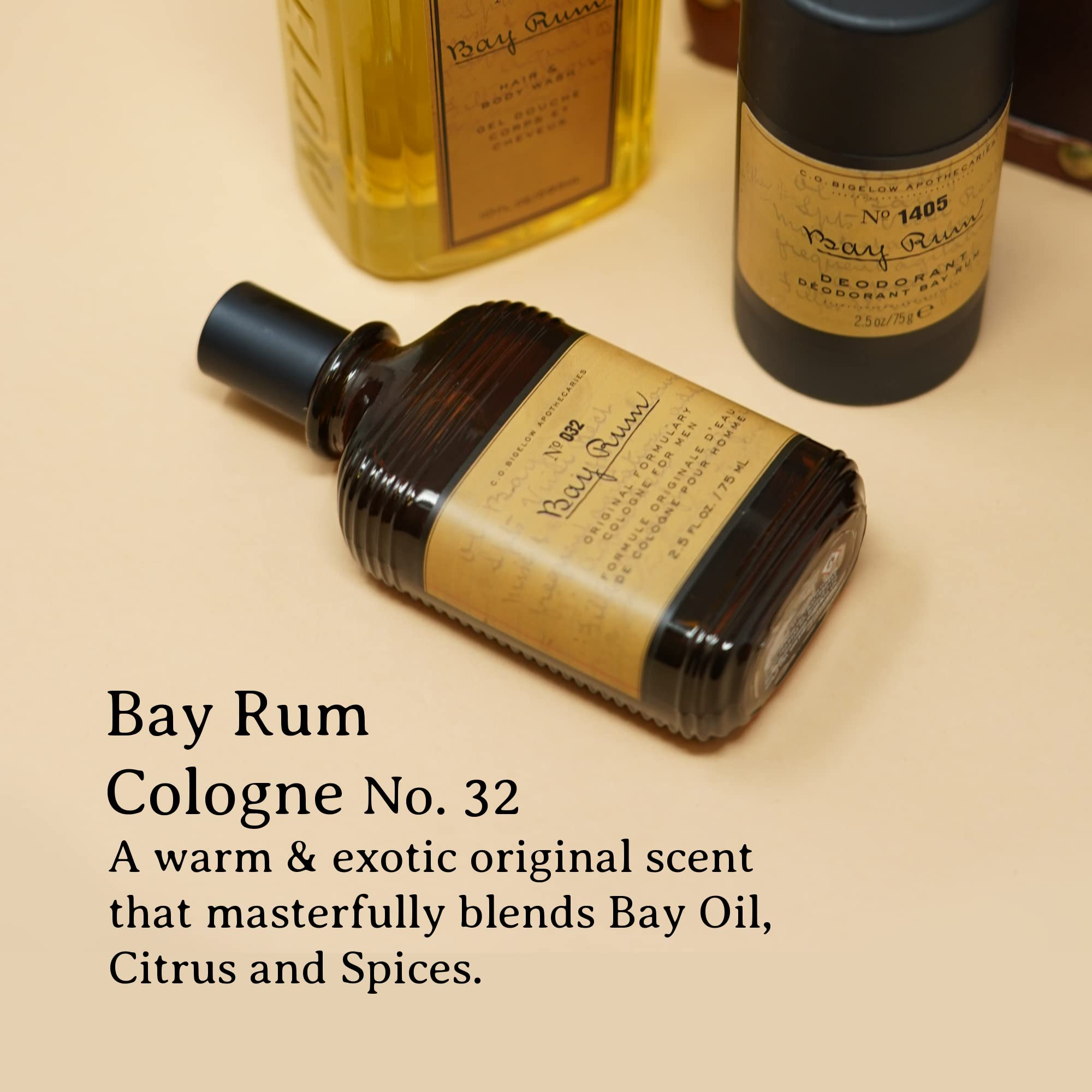 Colonia de Bay Rum C.O. Bigelow para Hombres, Fragancia - Imagen 3