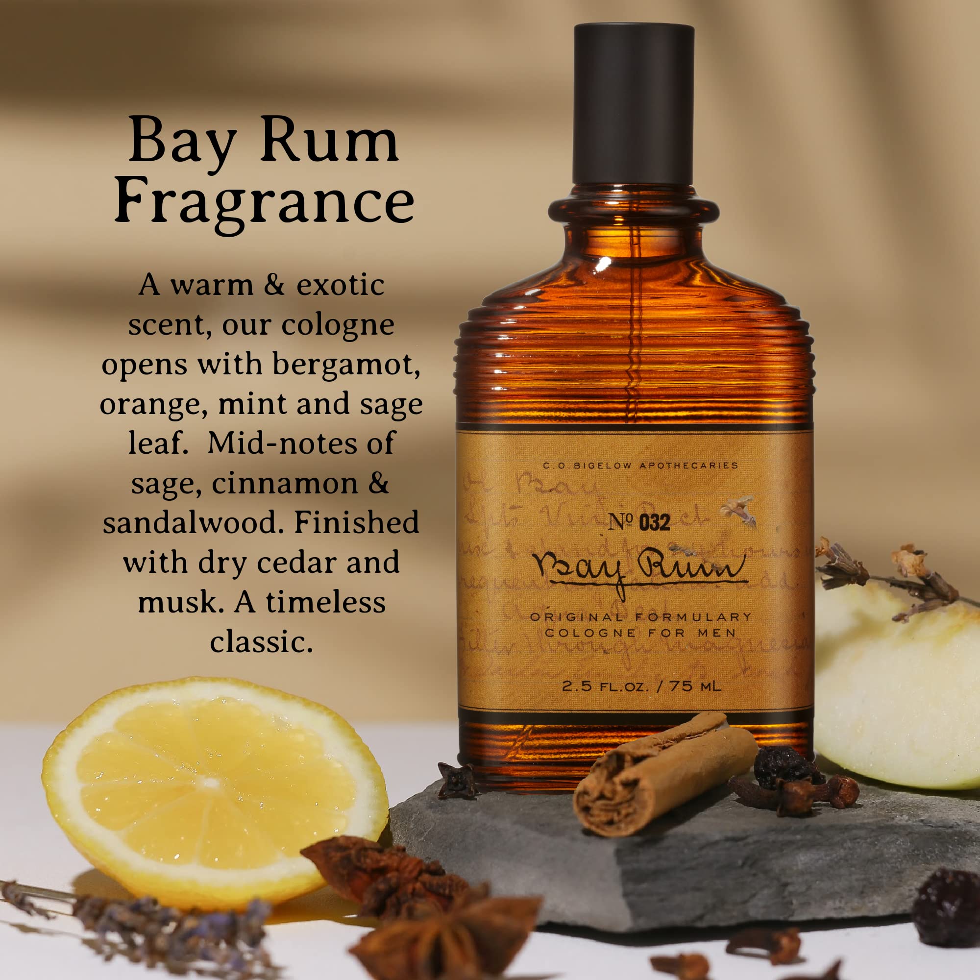 Colonia de Bay Rum C.O. Bigelow para Hombres, Fragancia - Imagen 5