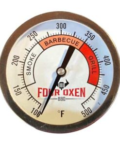 Termómetro para parrilla, Dial de 3 pulgadas de aluminio,
