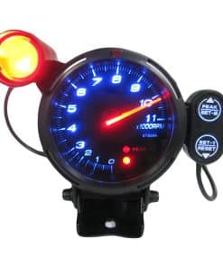 Tacómetro, Geevorks 3.5 pulgadas 12V Tacómetro Automotriz