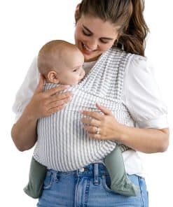 Fular Portabebés Solly Baby, para Recién -Natural + Gris