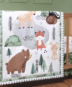 Set de Ropa de Cama para Cuna de Bebé de -Verde