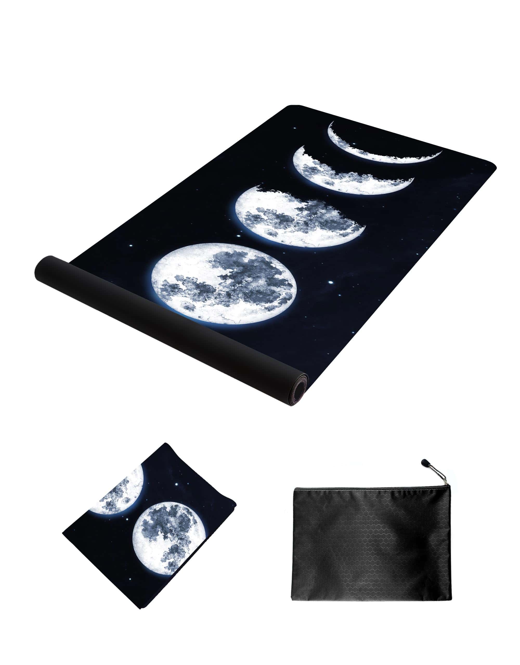 Tapete de Yoga de Viaje Estampado nuveti - 1/16 -Moon Eclips - Imagen 4
