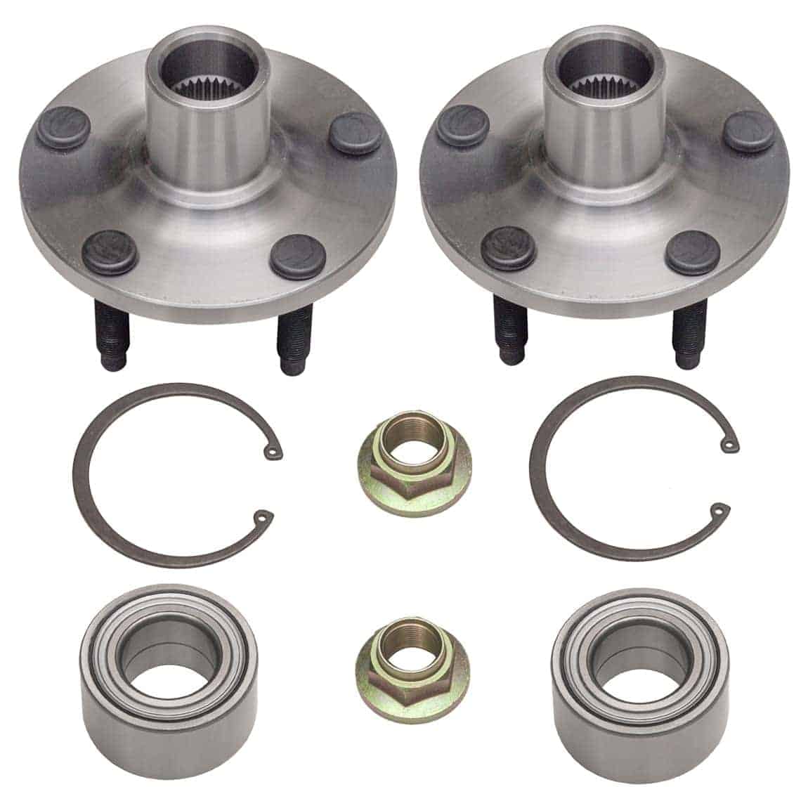 KEYOOG 2Pcs 518517 (5 Lug) Kit de Reparación de Cubo