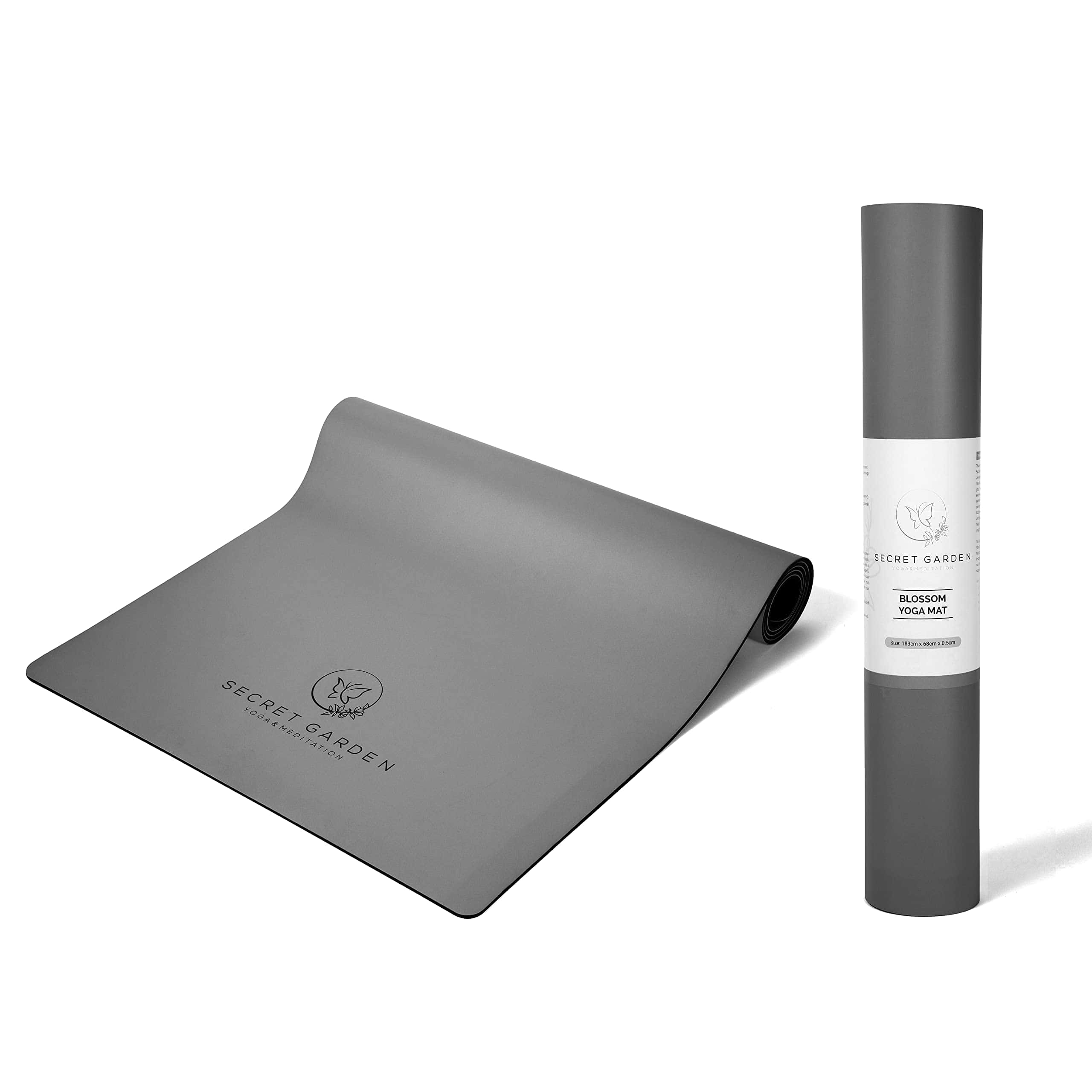 Tapete de Yoga Antideslizante - Tapete de -Gris Moderno