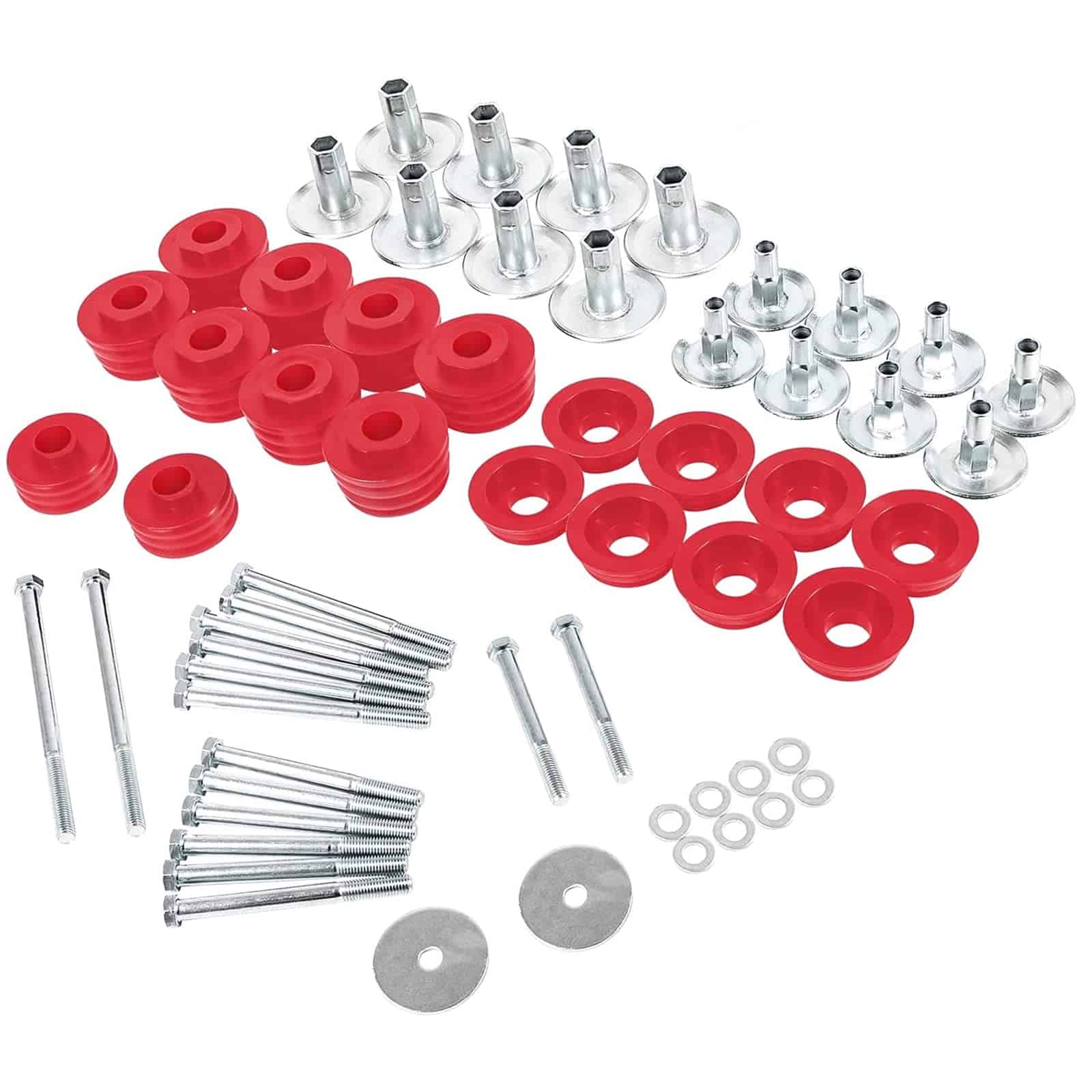 Kit de Buje de Montaje de Carrocería -rojo