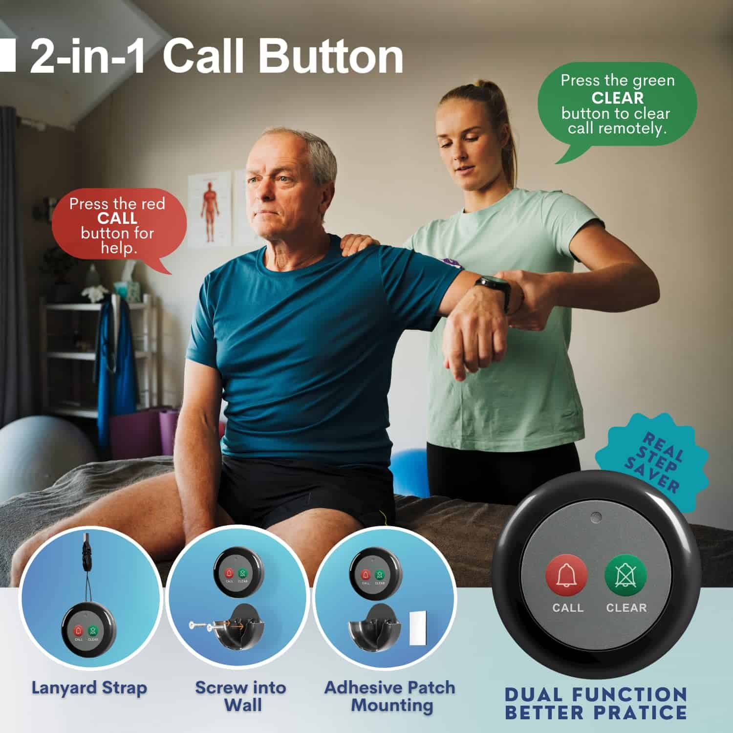 Sistema de Llamada de Enfermera SYNLETT con -Negro - Imagen 6