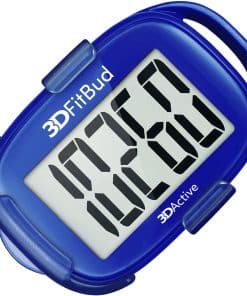 Contador de pasos 3DFitBud Simple Walking 3D -Azul Real