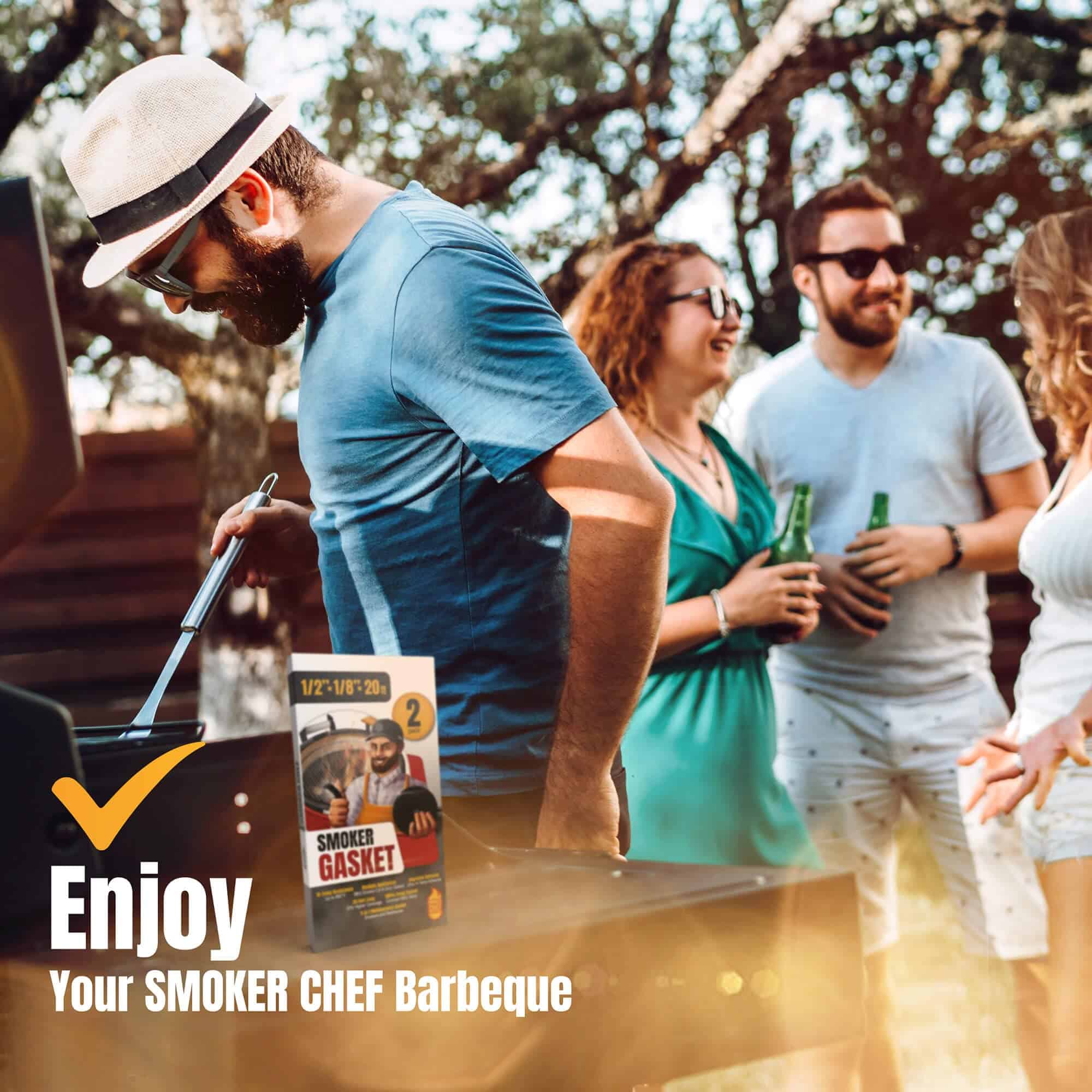 Empaquetadura para Parrillas Smoker Chef XXL 20 FT para - Imagen 7