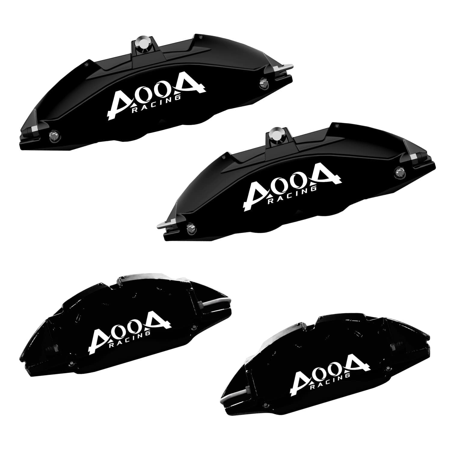 Cubiertas de pinza de freno negras AOOA con moldes