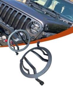 Kit de Rejillas para Faros Delanteros Estilo Euro WANGDUOYU