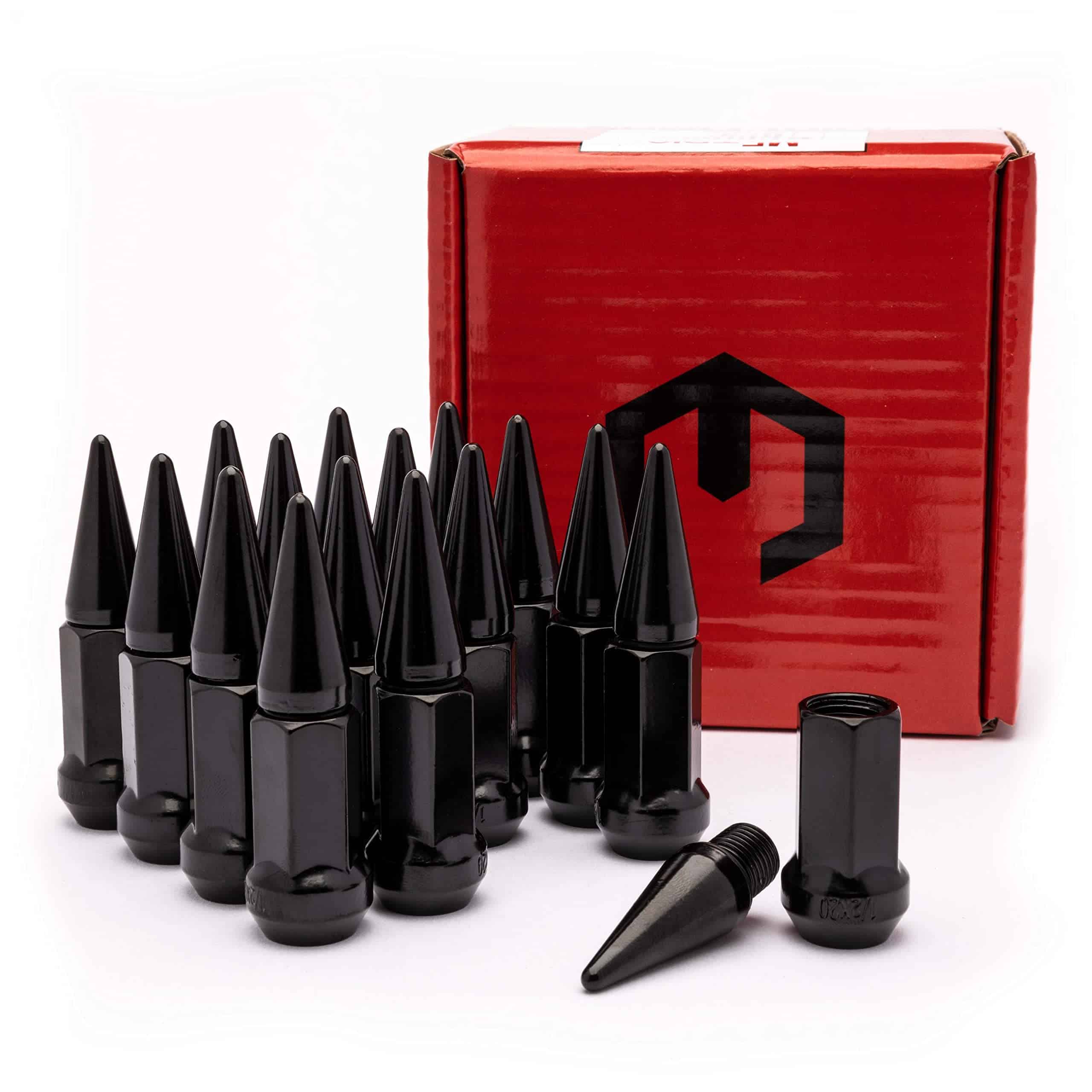 MODZ Golf Cart Espárragos de Tuerca Negros - Juego de 16