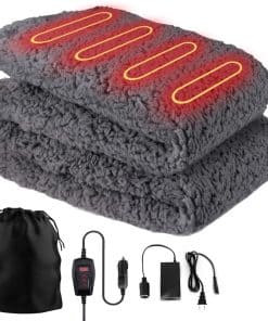 Manta de viaje VaygWay Sherpa Fleece - Manta cómoda para el