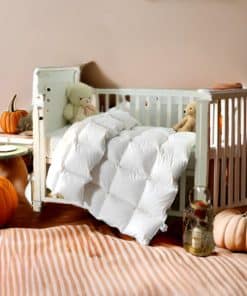 Edredón Relleno de Plumón de Ganso Blanco 100% para Niños