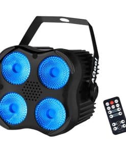 Luces de Escenario AQOOL, Súper Brillante RGBW 4-en-1 Luz
