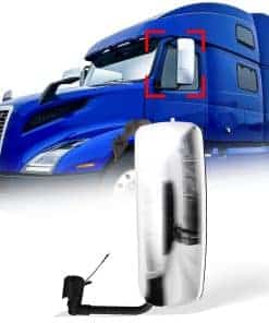 Espejo calefactado cromado de montaje de puerta High Soar