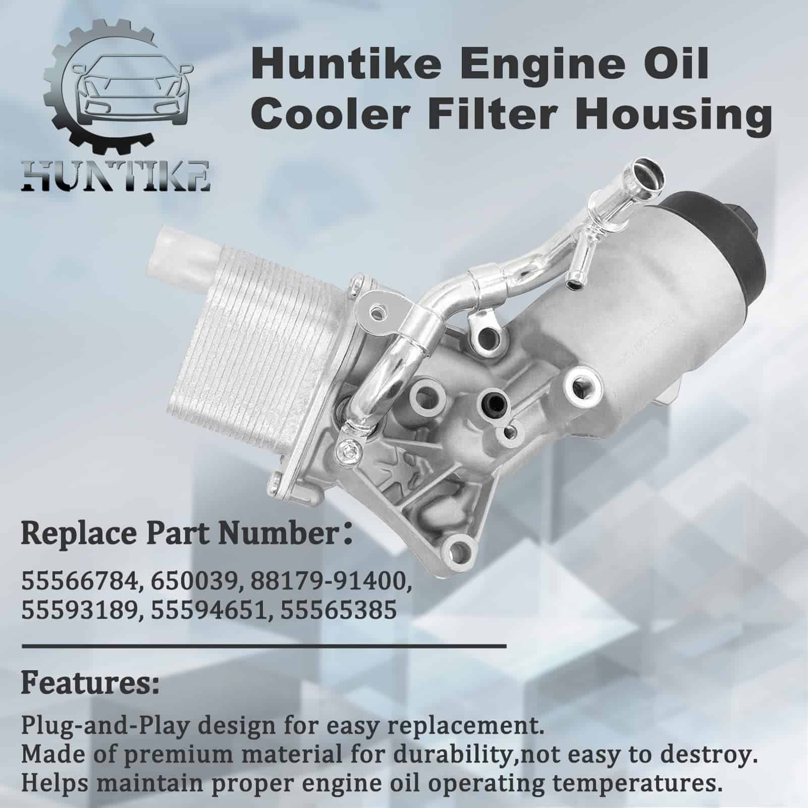Huntike 55566784 Engine Oil Cooler Filter Housing - Imagen 4