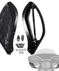 Amazicha Juego de deflectores de aire ajustables negros