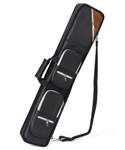 Funda de taco de billar ICZW 4x8 Bolso de cuero suave para