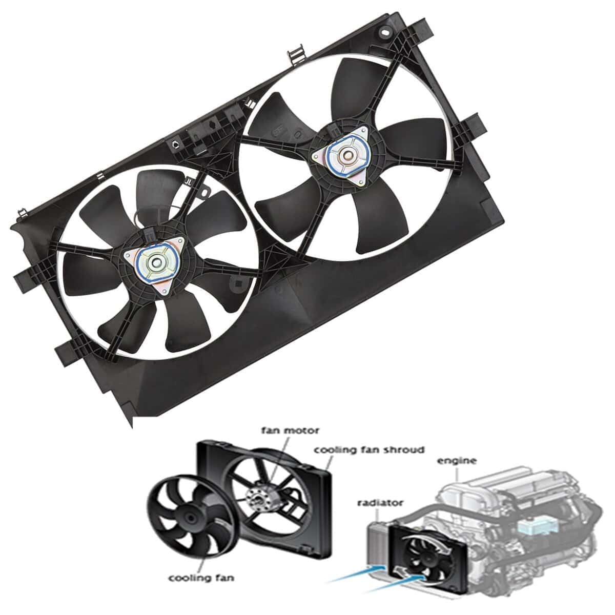 Ensamblaje de Ventilador de Enfriamiento del Radiador - Imagen 8