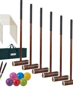 Juego de croquet SpexDarxs para seis jugadores, juego de