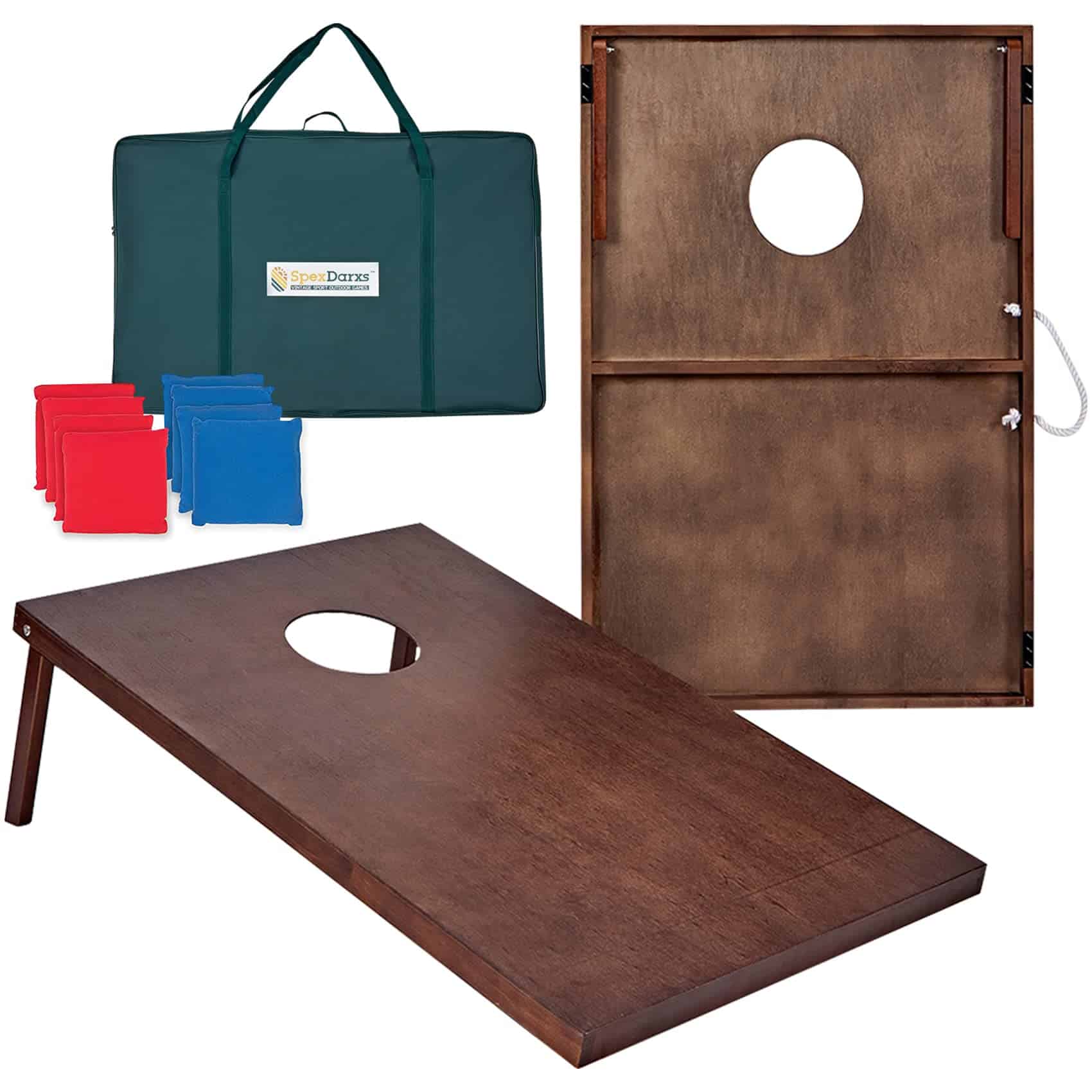 Juego de Cornhole de Madera SpexDarxs, Tablero de 3x2 pies