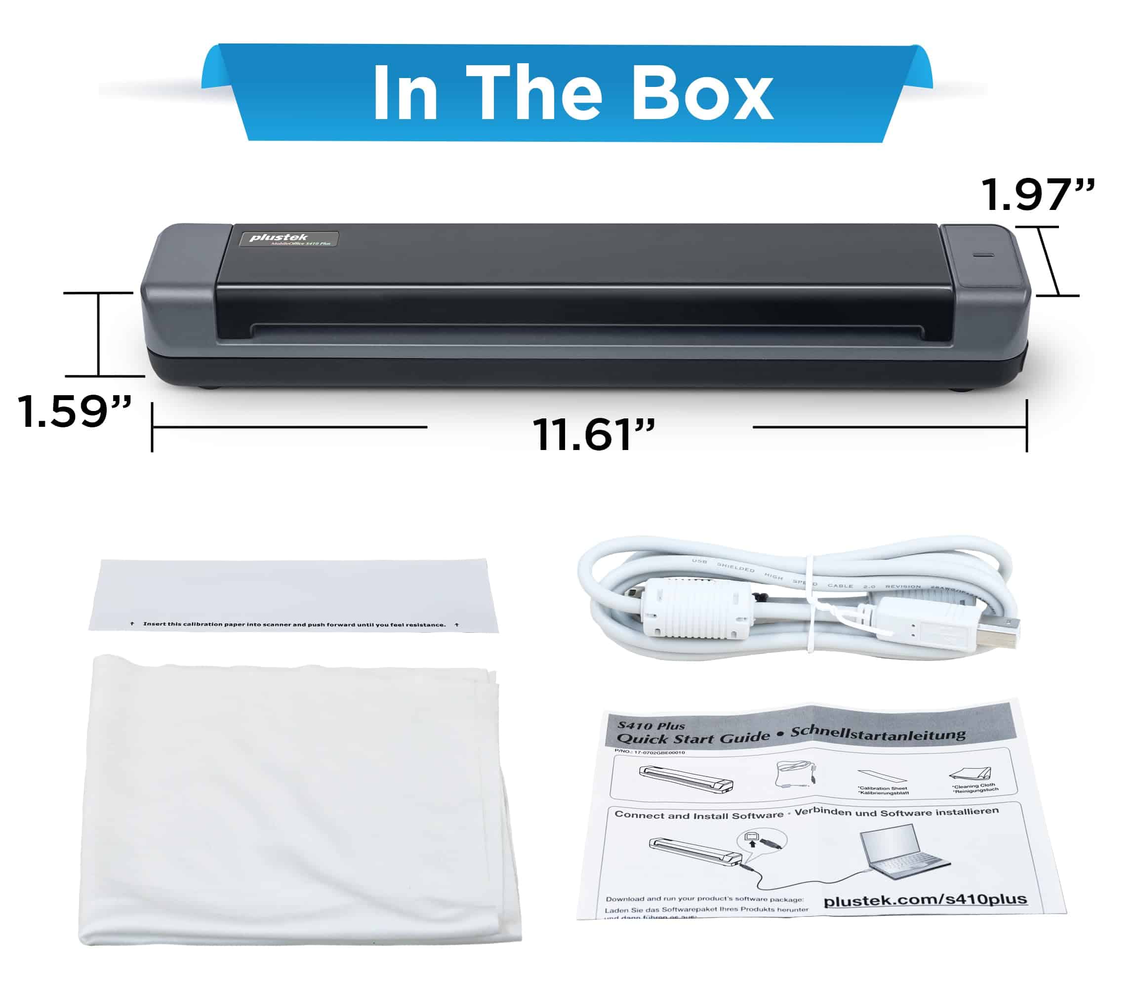 Escáner Móvil Plustek S410 Plus - Escáner de Documentos - Imagen 8