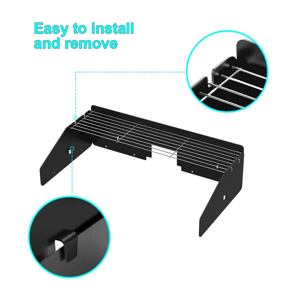 Protector de Viento y Rejilla para Mantener Caliente la - Imagen 3