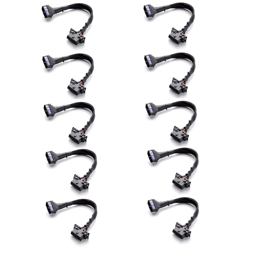 Cable de Extensión OBD2, bbfly-A15 Cable de Cinta Plana