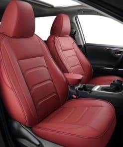 Fundas de asiento de automóvil de cuero sintético de