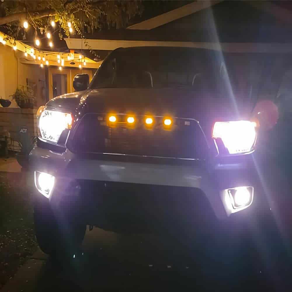 Accesorios para Auto AUXLIGHT, 4PCS Luces LED de Rejilla - Imagen 8